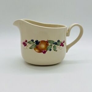 Vintage Corning Ware Cream Oval Abundance Gravy Boat